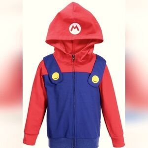 Super Mario Bros zipped sweater